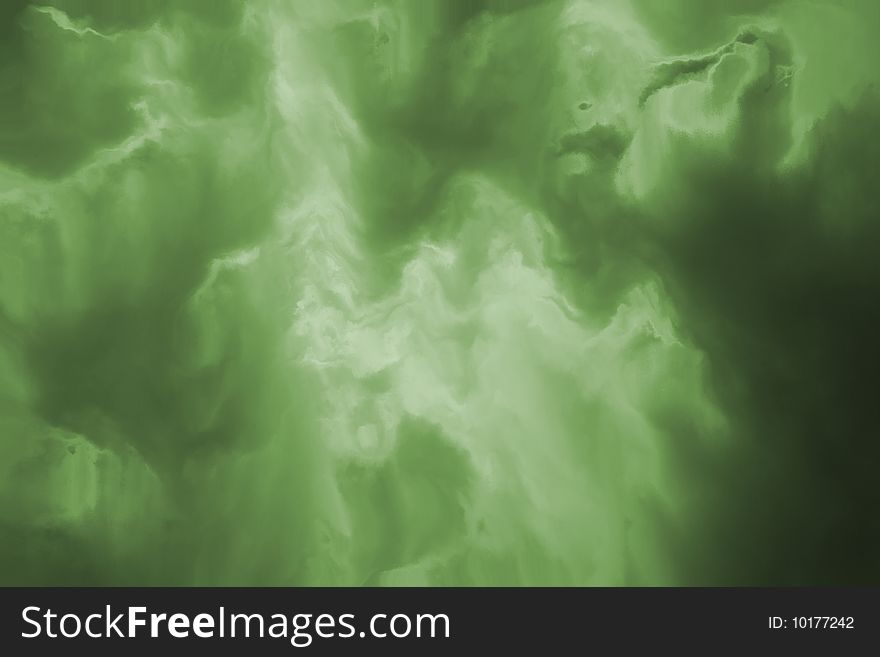Green image suitable as a backdrop misty clouds. Green image suitable as a backdrop misty clouds