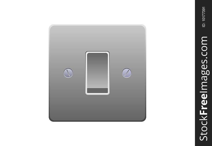 Image of a light switch. Available in both jpeg and eps8 formats.