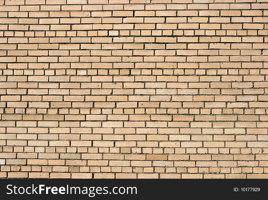 Brick wall as a background