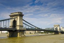 Bridge On The Danube Royalty Free Stock Images Bridge On The Danube Royalty Free Stock Images