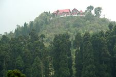 Hilltop Bungalow Royalty Free Stock Photo Hilltop Bungalow Royalty Free Stock Photo