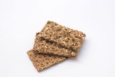 Three Wholesome Fibre Crackers Stock Images
