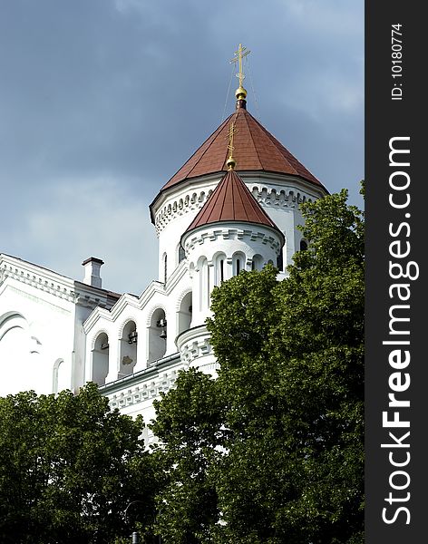 A historical orthodoxy church in Vilnius, Lithuania. A historical orthodoxy church in Vilnius, Lithuania