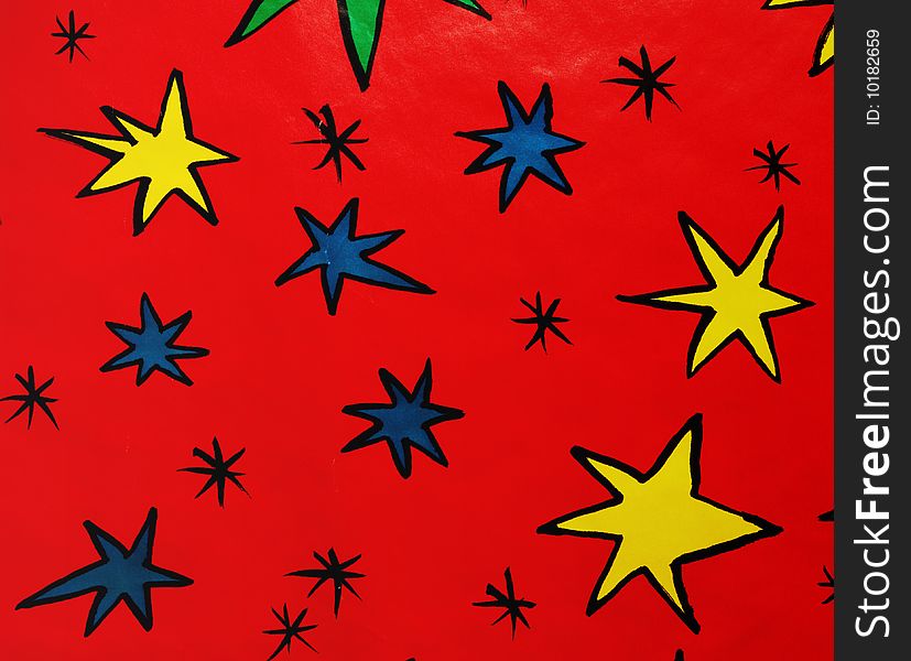 Photo of abstract stars background