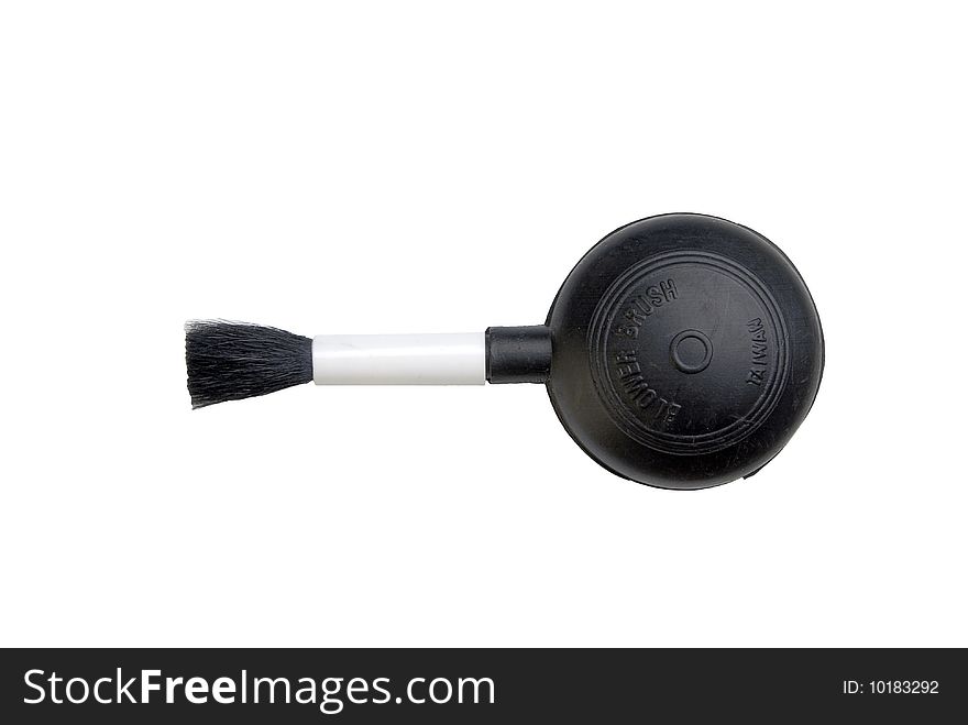 Air Bulb Brush used for cleaning camera components