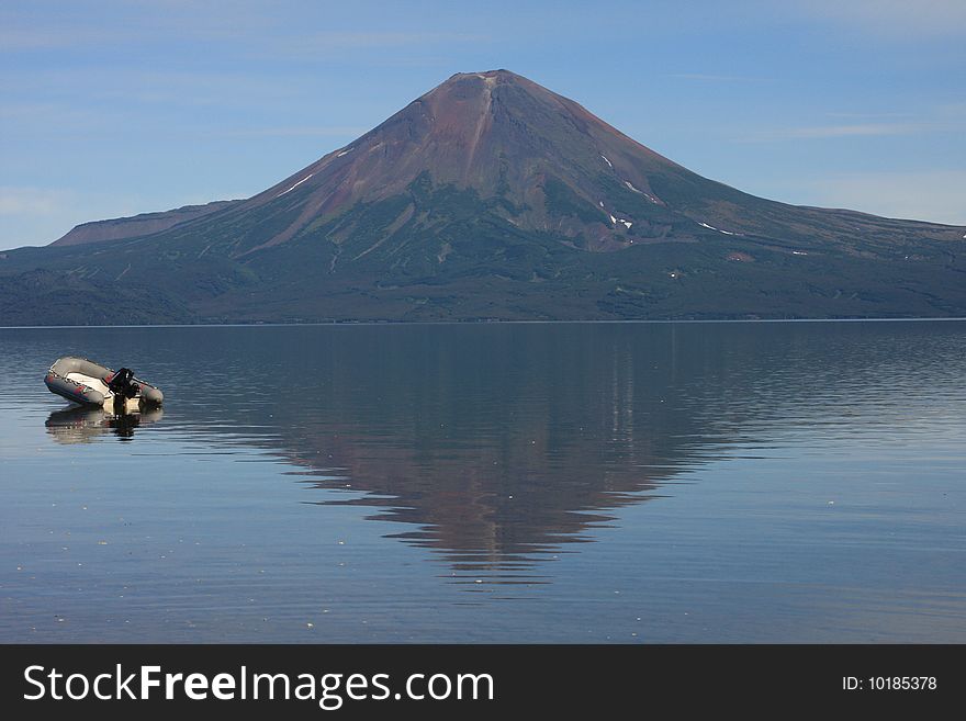 Boat At Volcano Shadow 1