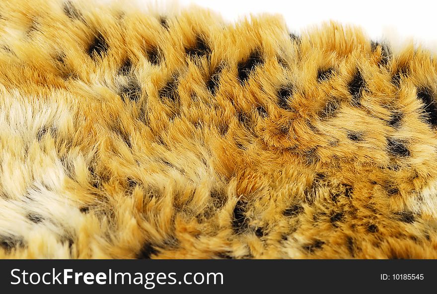 Large leopard pattern , exotic soft fur texture.