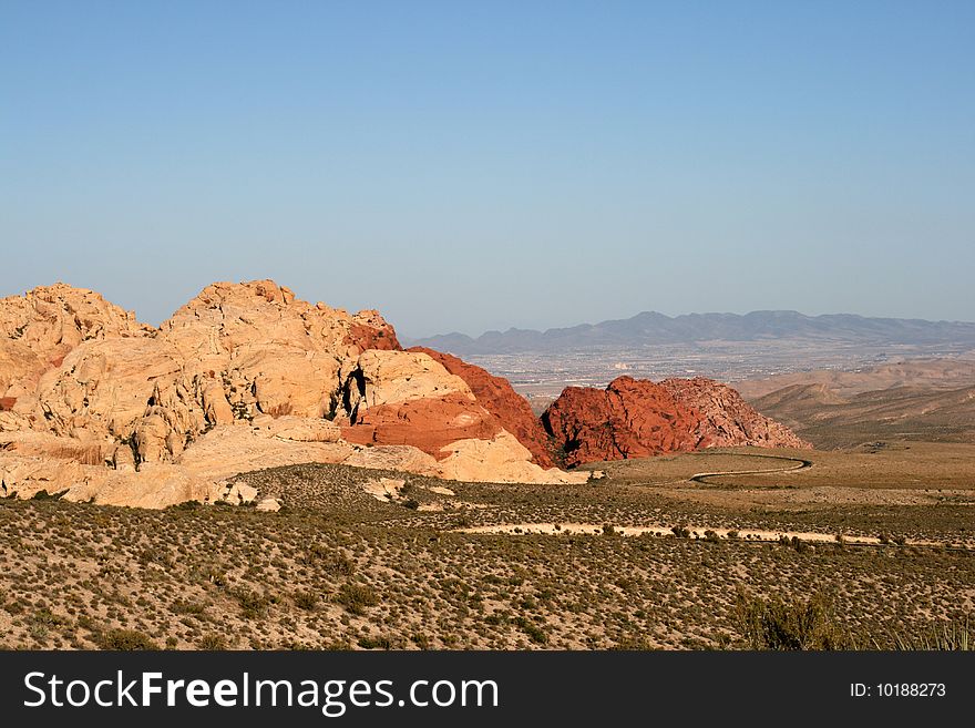 Red Rock Canyon in Nevada. Red Rock Canyon in Nevada