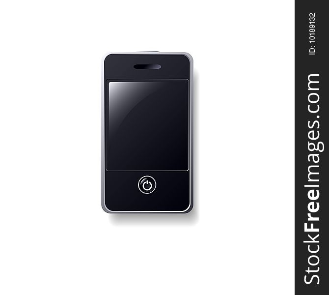 Illustration of a mobile phone. Available in jpeg and eps8 formats.