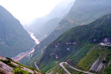 Mountain Road Royalty Free Stock Photo Mountain Road Royalty Free Stock Photo