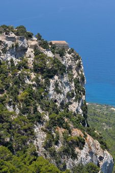 Stronghold Monolithos,island Rhodes,Greece Royalty Free Stock Photos Stronghold Monolithos,island Rhodes,Greece Royalty Free Stock Photos