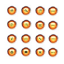 Web Buttons Stock Image