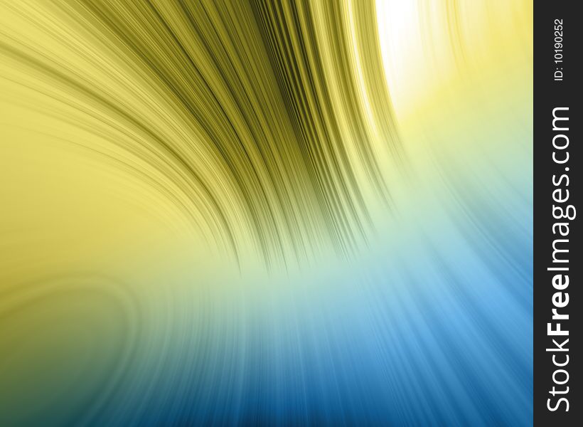CG image of abstract background in blue and yellow tones. CG image of abstract background in blue and yellow tones.