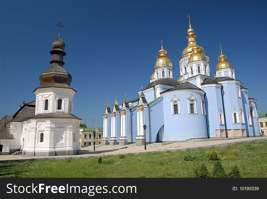 Saint Michael's Golden-Domed Cathedral in Kiev, Ukraine (Malorussia)