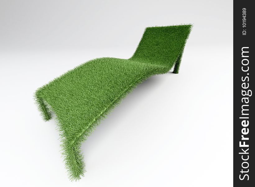 Relaxing chair grass