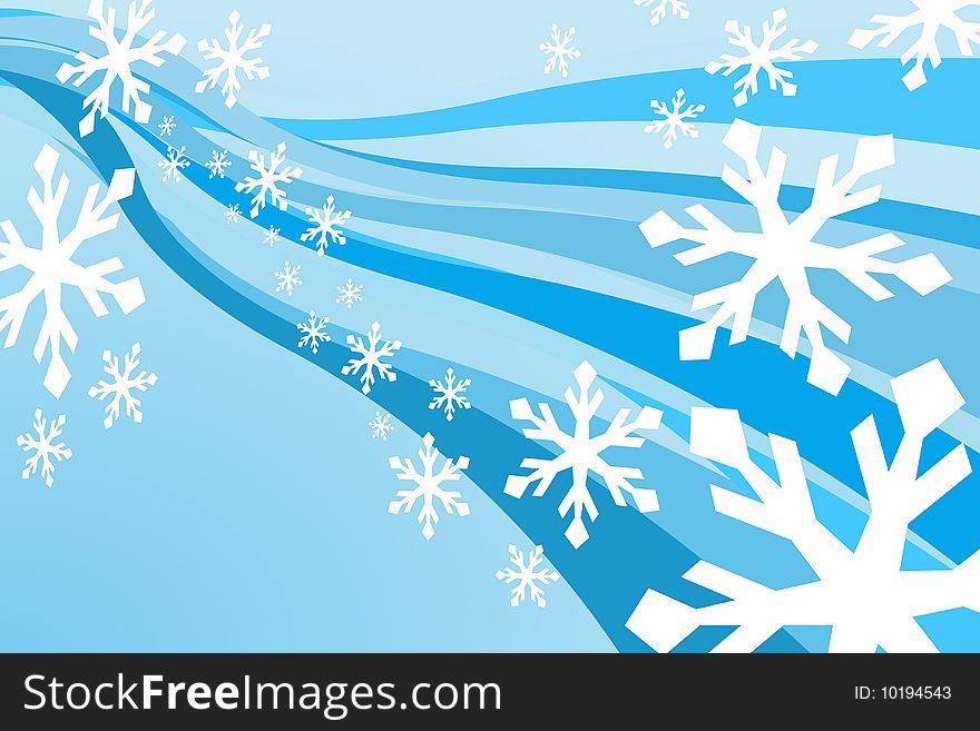 Vector illustration of Christmas Snowflake Decoration