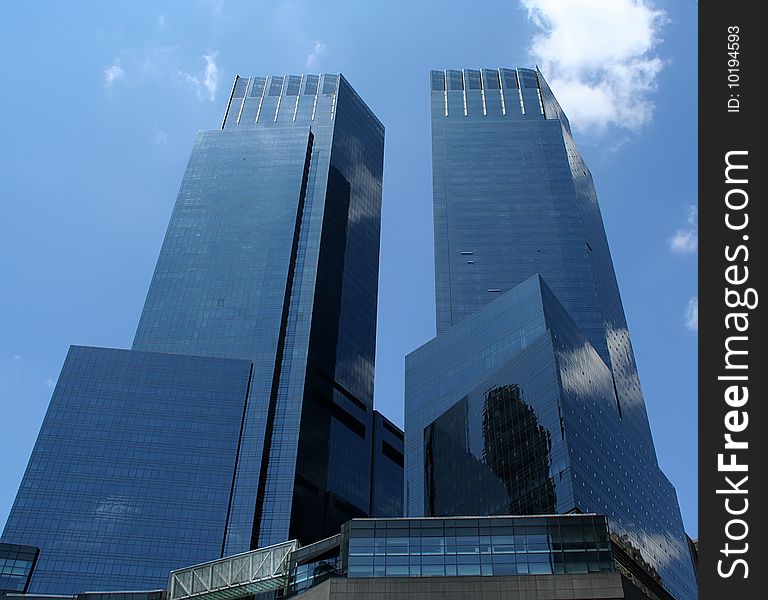 Modern buildings in New York