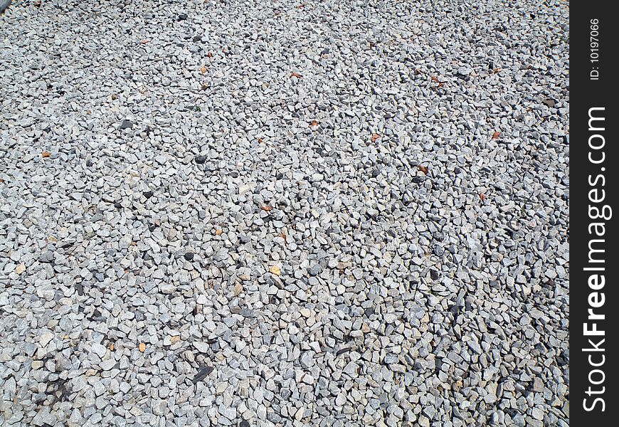Small gray gravel rock pebbles. Small gray gravel rock pebbles