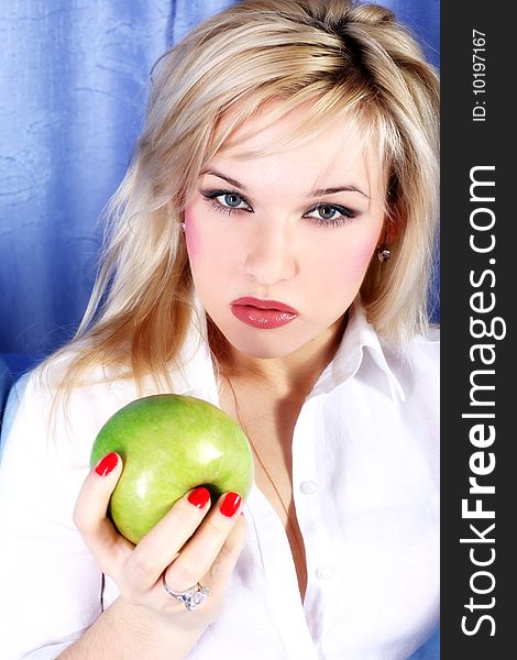 Girl With Apple