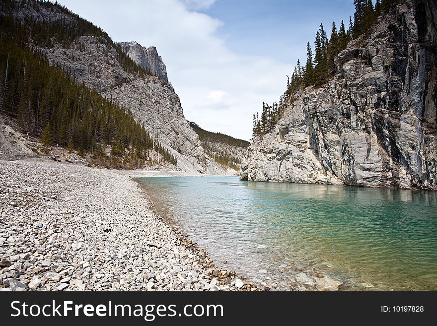 Mountain landscapes of Banff National Park