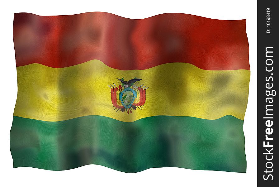 Vintage Flag of Bolivia