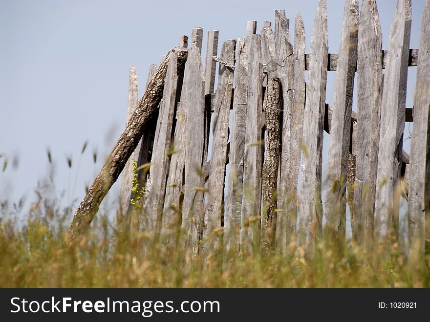 Fence from the village in montenegro