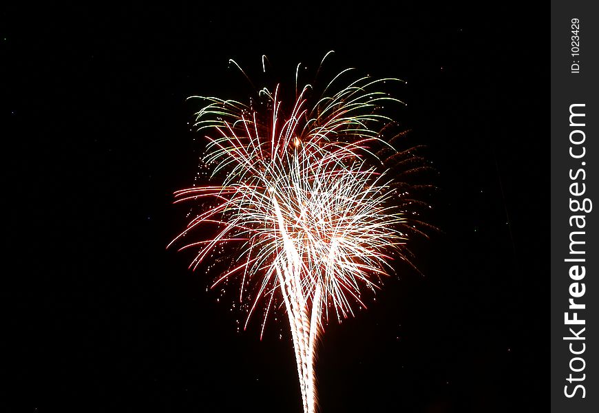 4th of July fireworks show in Happy Valley, Oregon, near Portland, Oregon