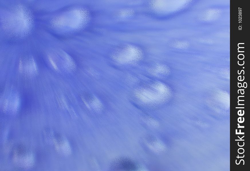 Abstract Speckled Blue Bubbles