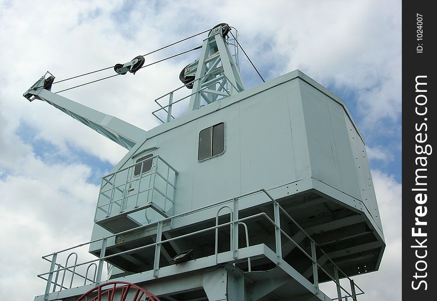 Dockside crane used in chatham naval base. Dockside crane used in chatham naval base