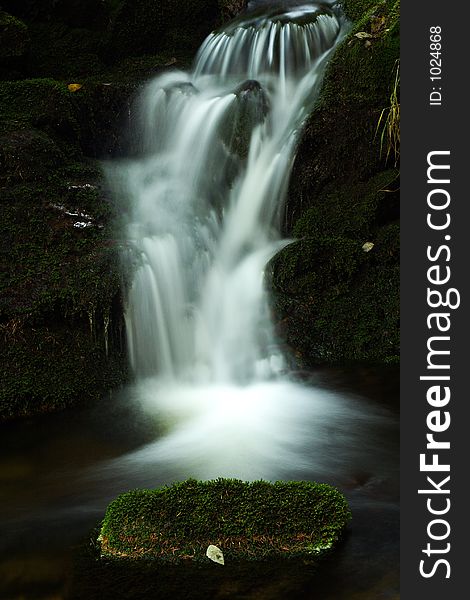 Autumn stream in Giant mountains in Czech republic