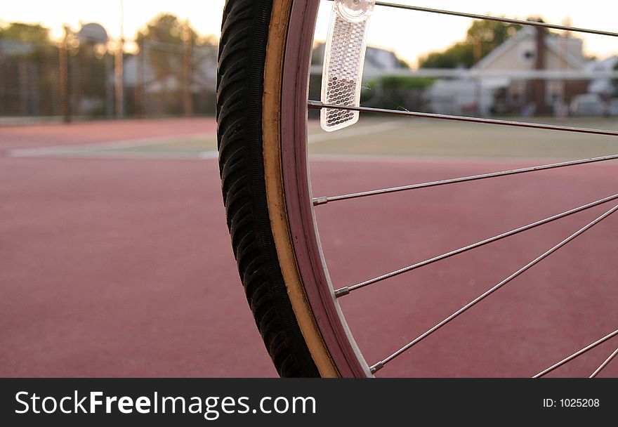 Bicycle Tire Up-close