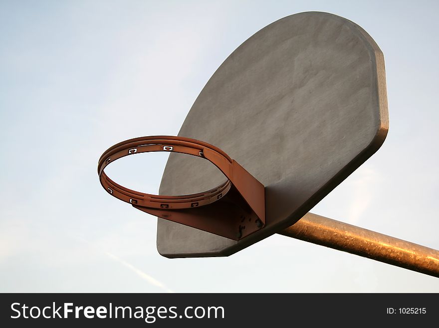 Clean Basketball Hoop