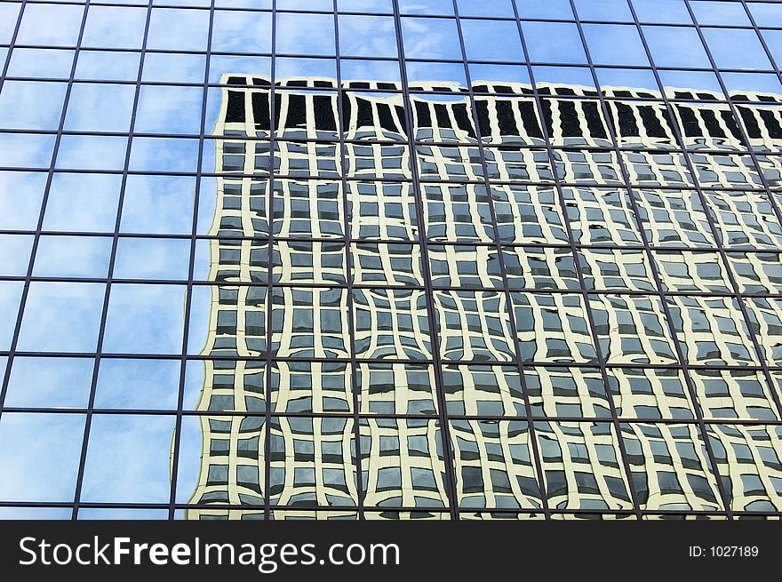 Fragment of an office building. Fragment of an office building.