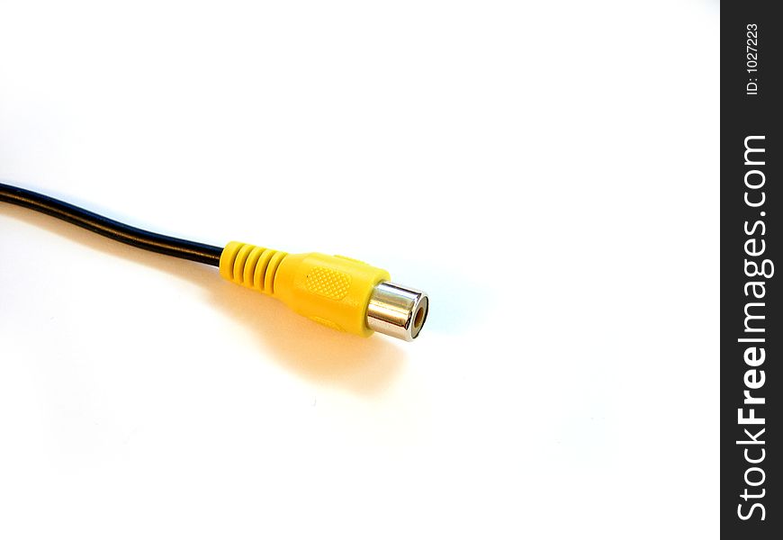 Isolated audio-video cable. Isolated audio-video cable