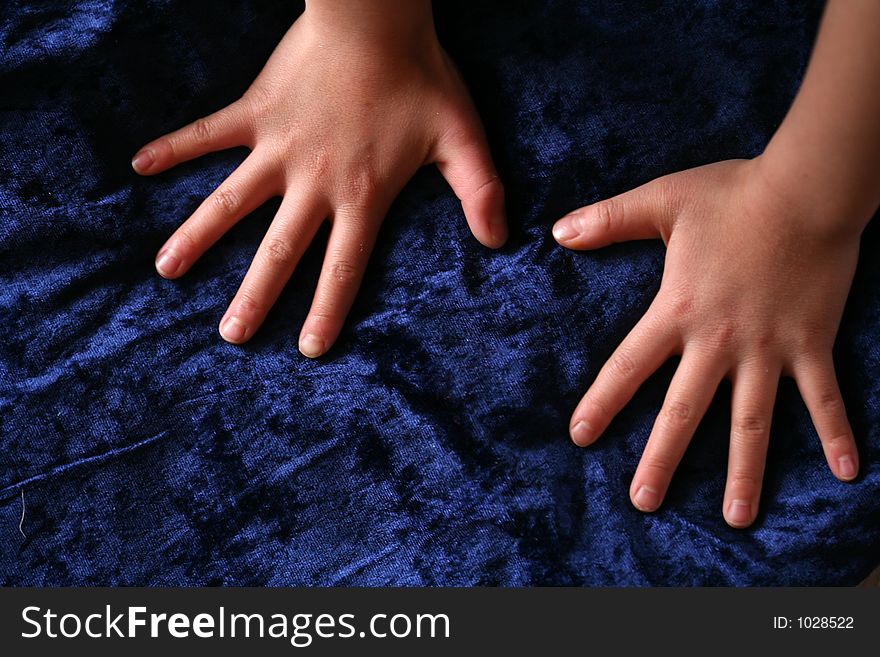 Hands of children. Hands of children