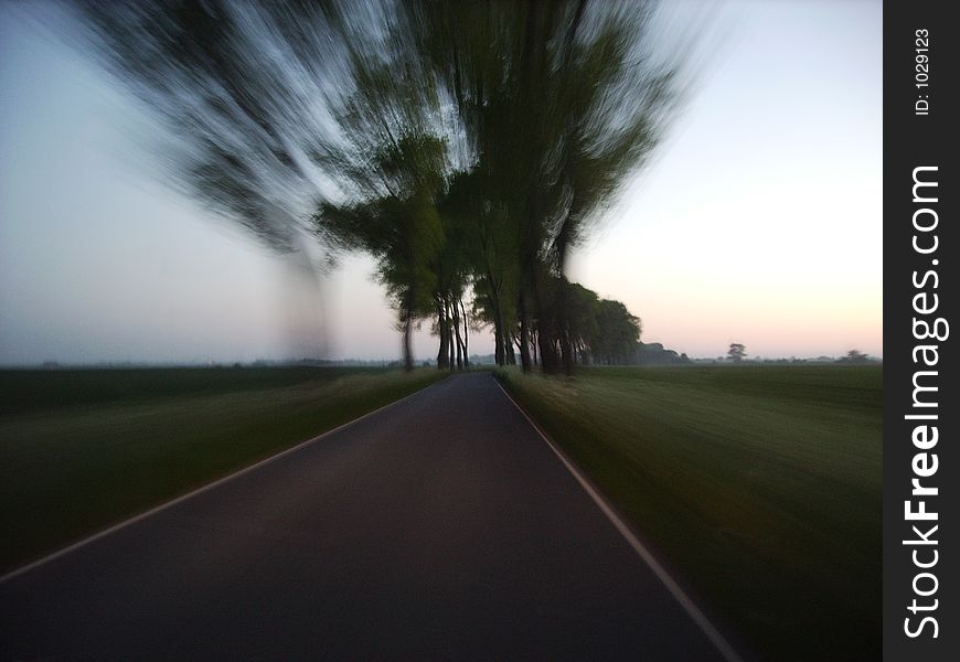 Driving with nearly 100 mph through an alley (in Germany). Driving with nearly 100 mph through an alley (in Germany)