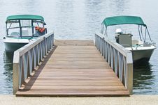 Boats At The Dock Stock Image