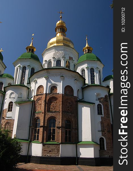 Saint Sophia Cathedral . Kiev-City centre, Ukraine.