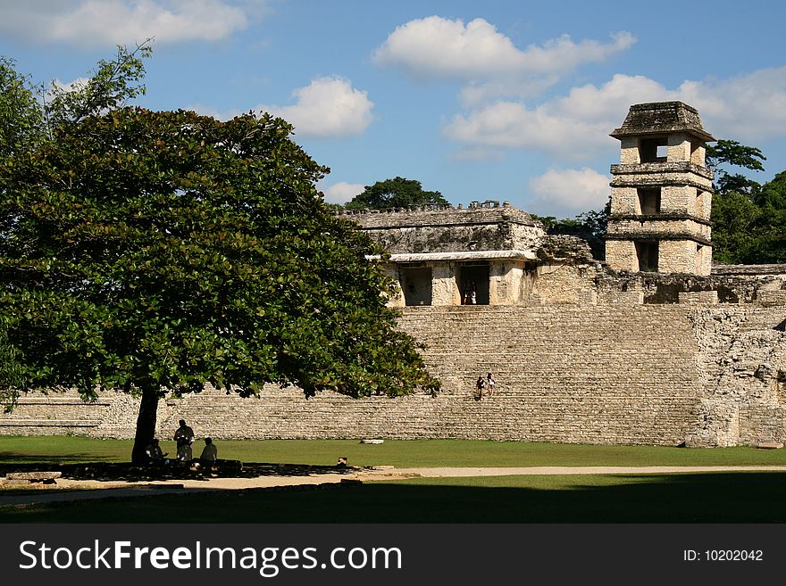 Ancient city of the maya's at palenque