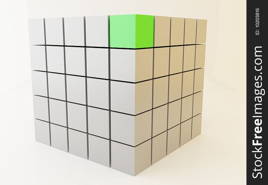 3d render of group of cubes. Teamwork concept. 3d render of group of cubes. Teamwork concept.