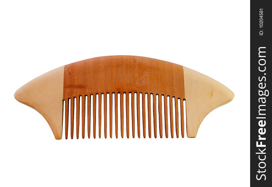 Comb isolated on white background. Comb isolated on white background
