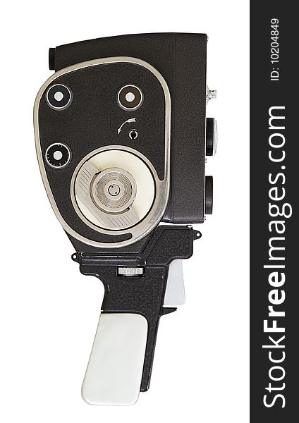 Retro camera isolated on white background with clipping path. Retro camera isolated on white background with clipping path