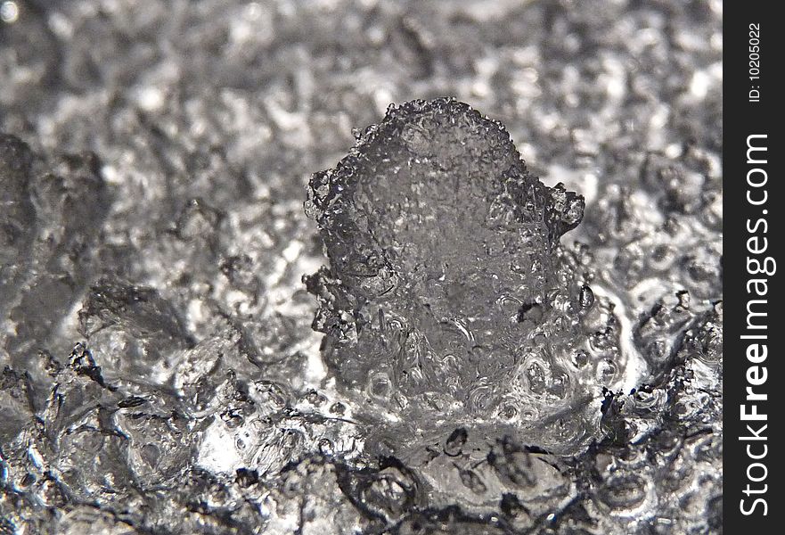 An image of an icy surface. An image of an icy surface.