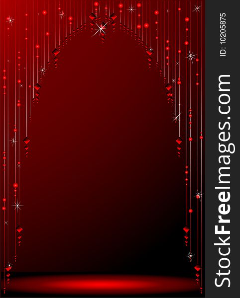 Very beautiful abstract background in red tones