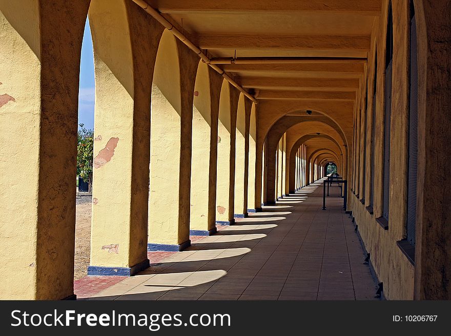 Historic Arched Walkway