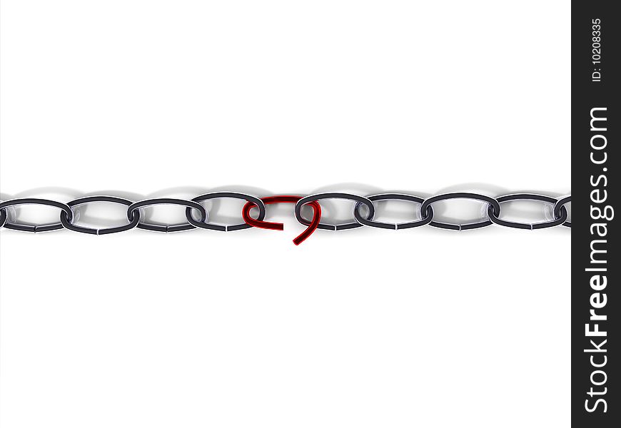 3D Broken Chain