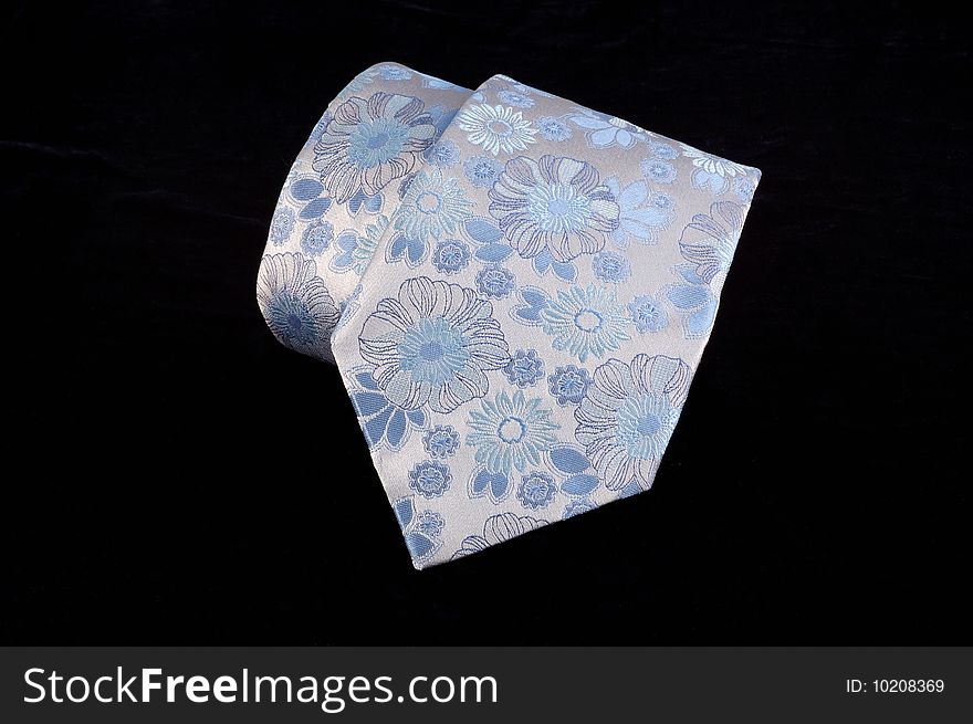 Tie on a white background