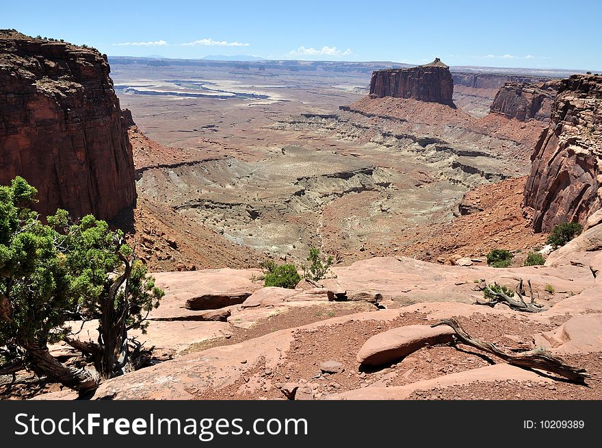 Canyonlands National Park from the rim of the Island in the Sky. Taken summer, 2009
