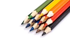 Bunch Of Colorful Pencils Royalty Free Stock Photos