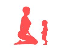 Mom And Her Child Stock Image